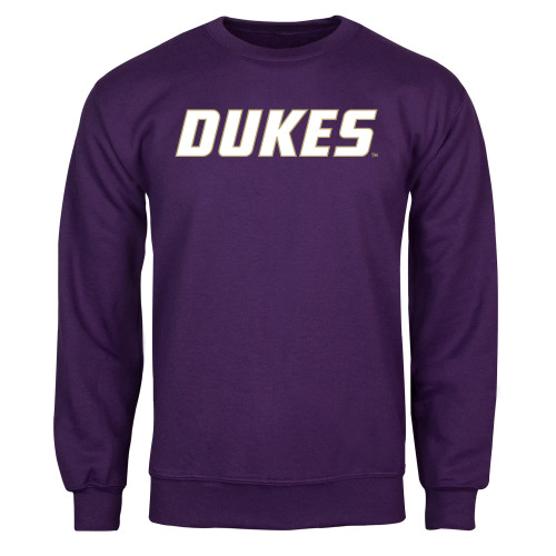  Purple Fleece Crew - Dukes