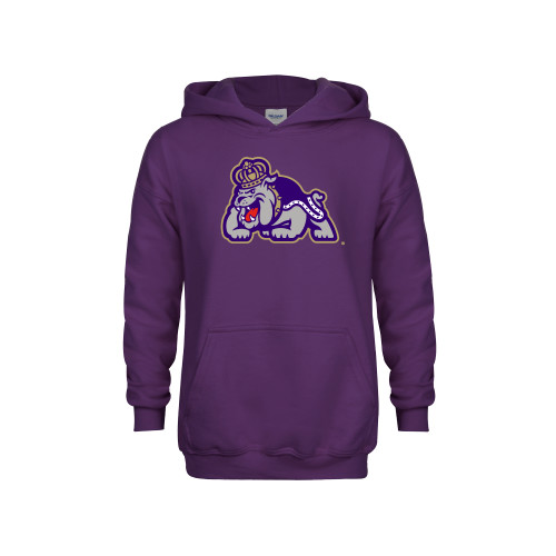  Youth Purple Fleece Hoodie - Duke Dog