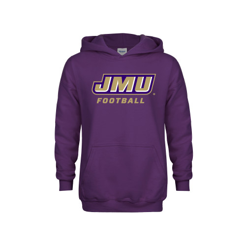 James Madison Youth Purple Fleece Hood