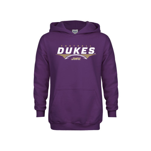 James Madison Youth Purple Fleece Hood