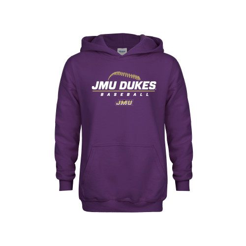 James Madison Youth Purple Fleece Hood