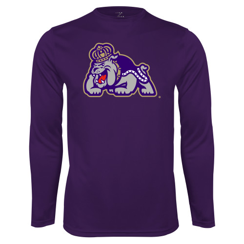  Purple Performance Long Sleeve Shirt - Duke Dog