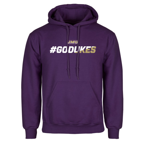  Purple Fleece Hoodie - #GoDukes