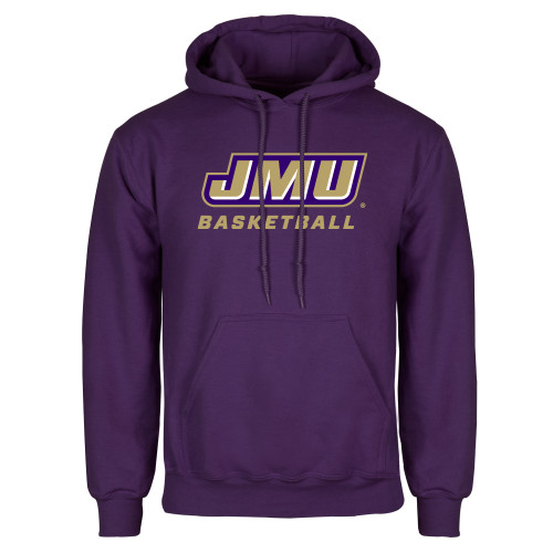 James Madison Purple Fleece Hood