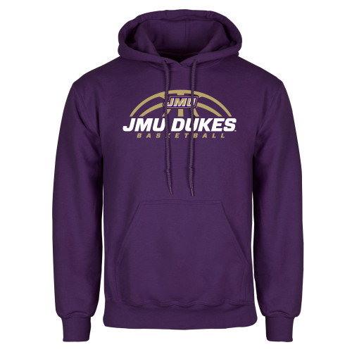 James Madison Purple Fleece Hood