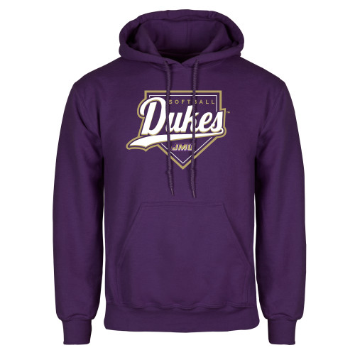 James Madison Purple Fleece Hood