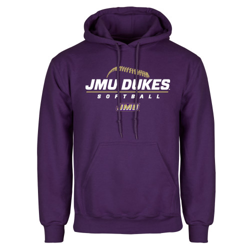 James Madison Purple Fleece Hood