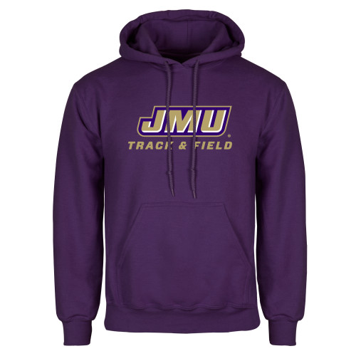 James Madison Purple Fleece Hood