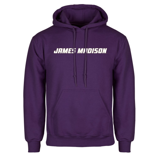  Purple Fleece Hoodie - James Madison