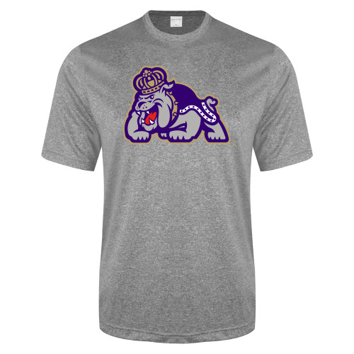  Grey Heather Performance Contender Tee - Duke Dog