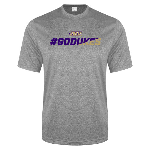  Grey Heather Performance Contender Tee - #GoDukes