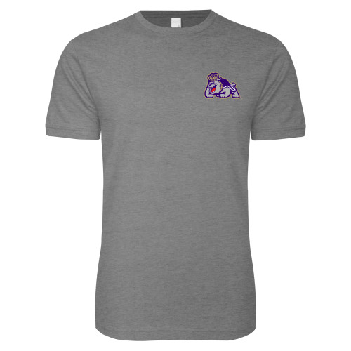 James Madison Next Level Heather Grey SoftStyle T Shi