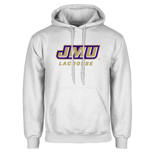 James Madison White Fleece Hood