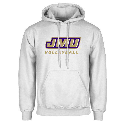 James Madison White Fleece Hood