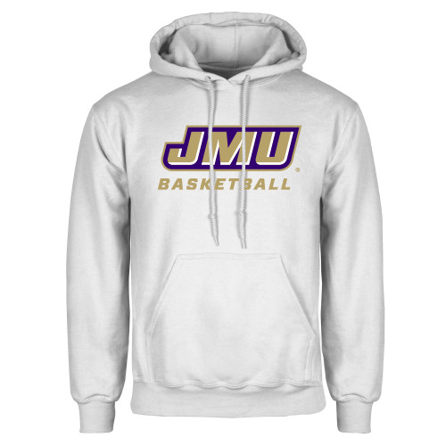 James Madison White Fleece Hood