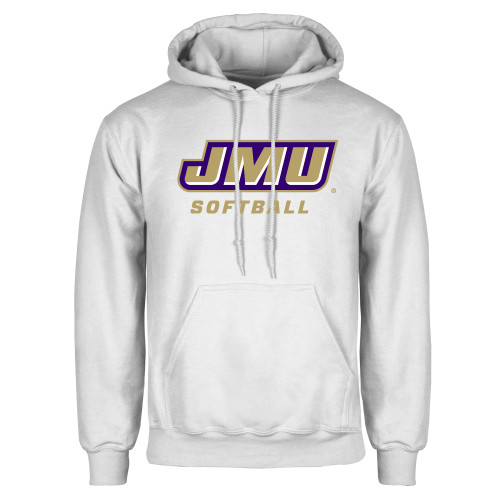 James Madison White Fleece Hood