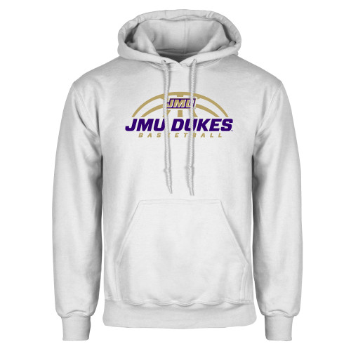 James Madison White Fleece Hood