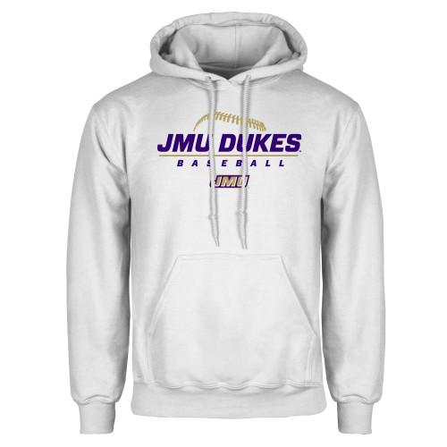 James Madison White Fleece Hood