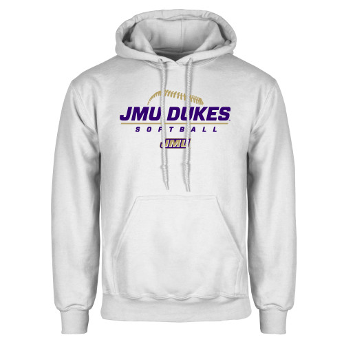 James Madison White Fleece Hood