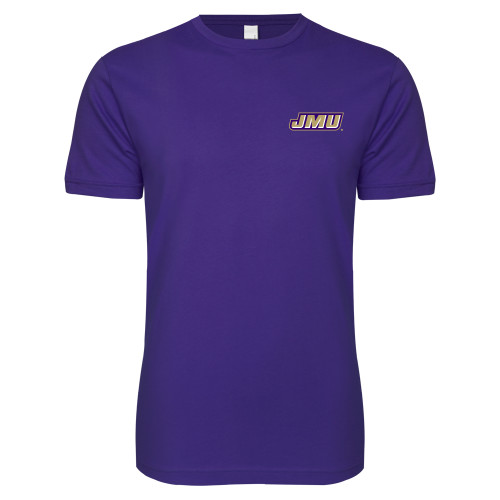  Next Level Purple SoftStyle T Shirt - Primary Logo