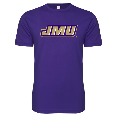  Next Level Purple SoftStyle T Shirt - Primary Logo