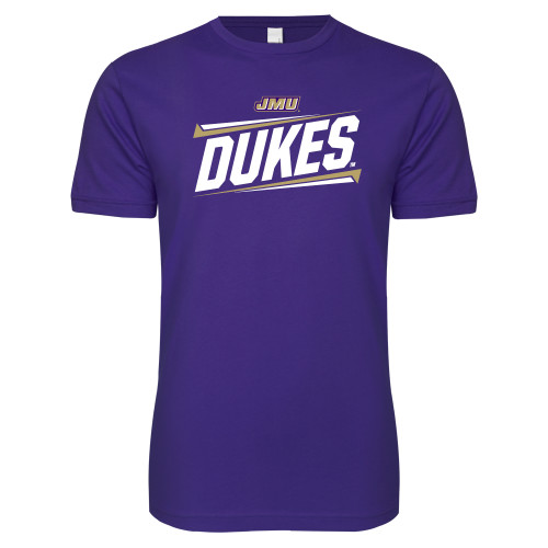  Next Level Purple SoftStyle T Shirt - Dukes Slanted