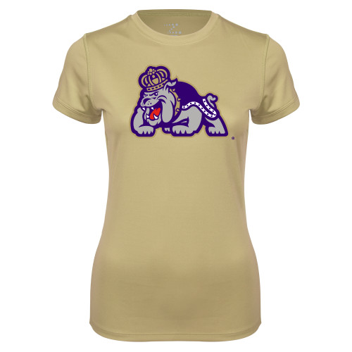 James Madison Ladies Syntrel Performance Vegas Gold T