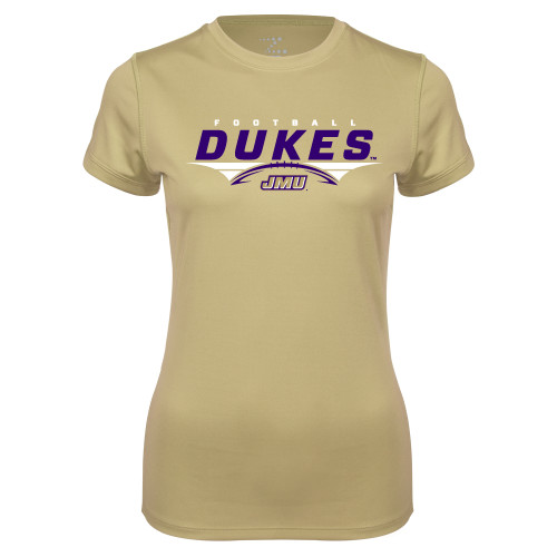 James Madison Ladies Syntrel Performance Vegas Gold T