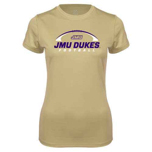 James Madison Ladies Syntrel Performance Vegas Gold T