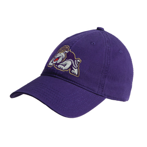 James Madison Purple Unstructured Adjustable Low Profile Hat