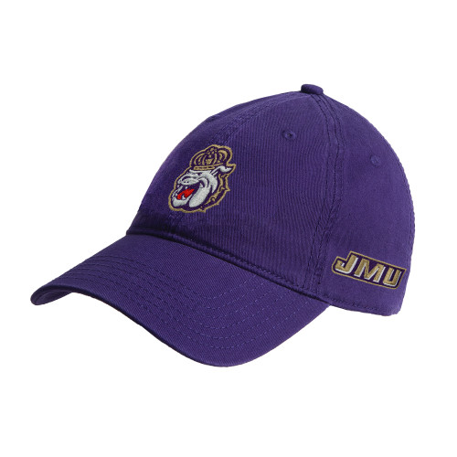 James Madison Purple Unstructured Adjustable Low Profile Hat