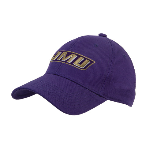 James Madison Purple Structured Adjustable Pro Style Hat