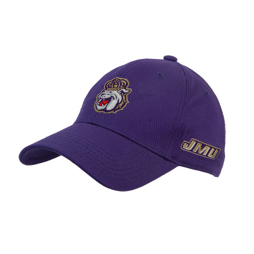 James Madison Purple Structured Adjustable Pro Style Hat