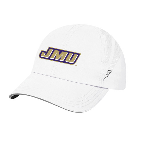 James Madison Womens White Performance Cap