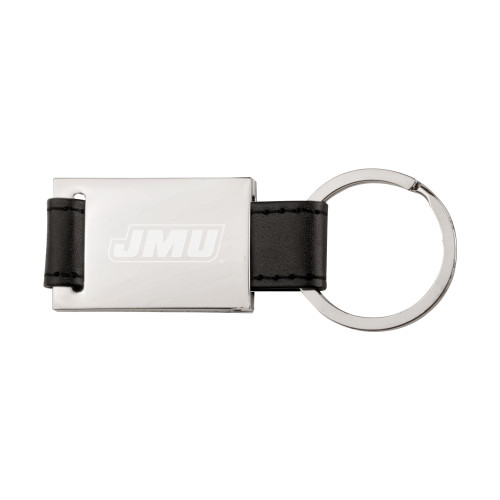 James Madison Black Leather Key Holder