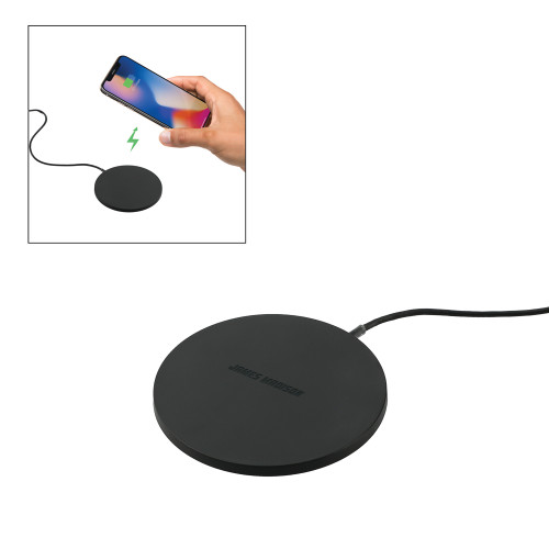 James Madison Ultra Thin Wireless Black Charging Pad