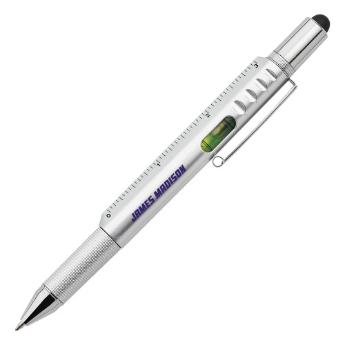 James Madison 6 in 1 Silver Ballpoint Pen