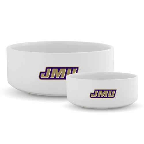 James Madison Ceramic Dog Bowl