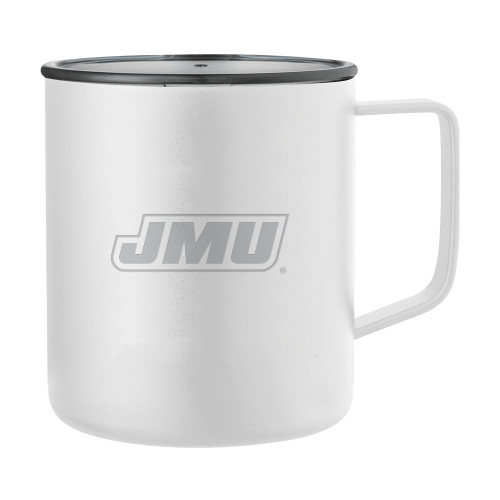 James Madison Rover Camp Vacuum Insulated White Mug 14oz