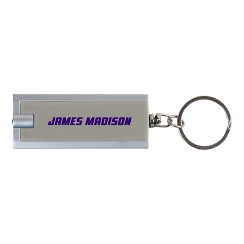 James Madison Turbo Silver Flashlight Key Holder