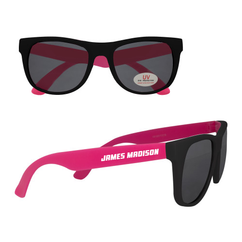 James Madison Black/Hot Pink Sunglasses