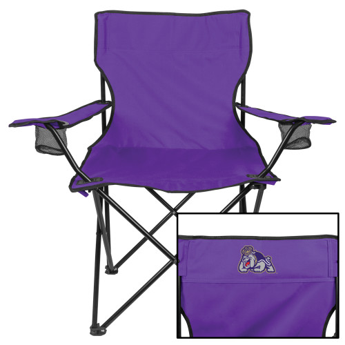 James Madison Deluxe Purple Captains Chair