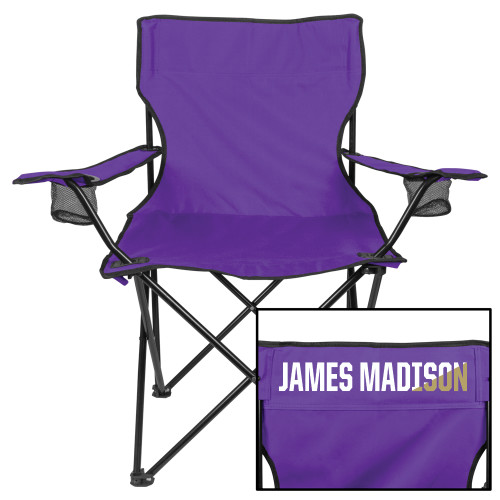 James Madison Deluxe Purple Captains Chair