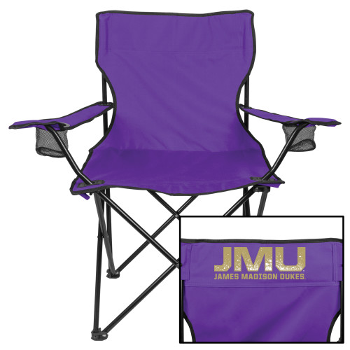 James Madison Deluxe Purple Captains Chair