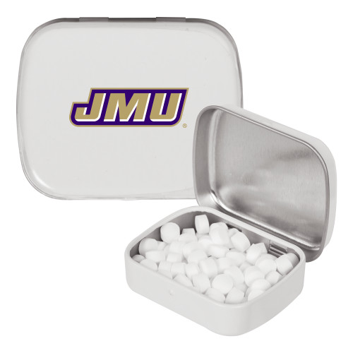  White Rectangular Peppermint Tin - Primary Logo