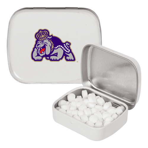  White Rectangular Peppermint Tin - Duke Dog