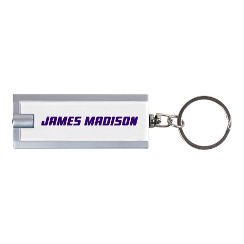 James Madison Turbo White Flashlight Key Holder