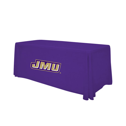 James Madison Purple 6 foot Table Throw