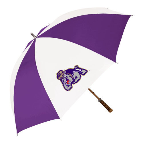 James Madison 64 Inch Purple/White Umbrella