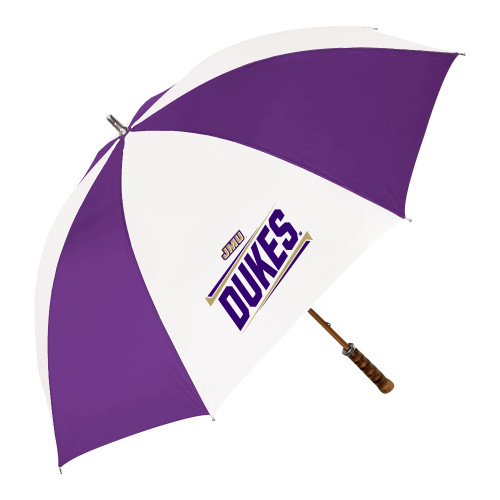 James Madison 64 Inch Purple/White Umbrella